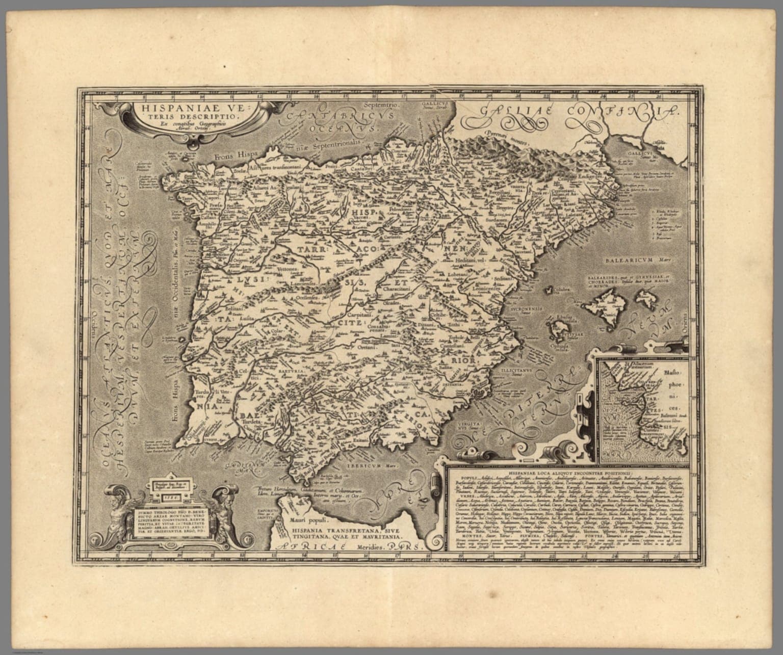 Hispaniae veteris descriptio (1586)