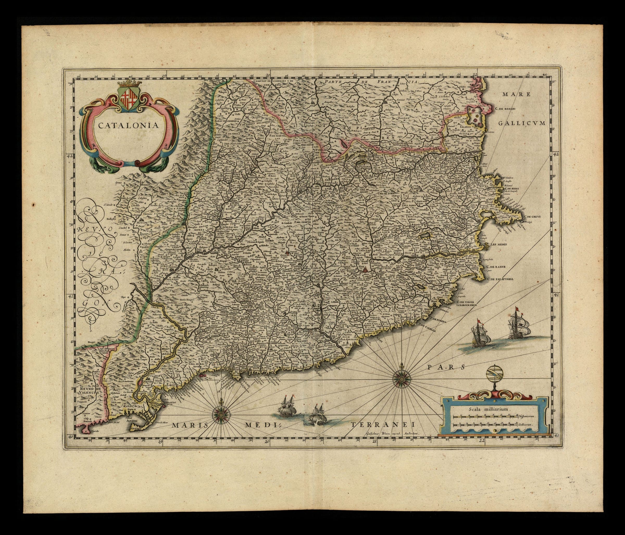 Catalonia / Guiljelmus Blaeu excud. Amsterdami