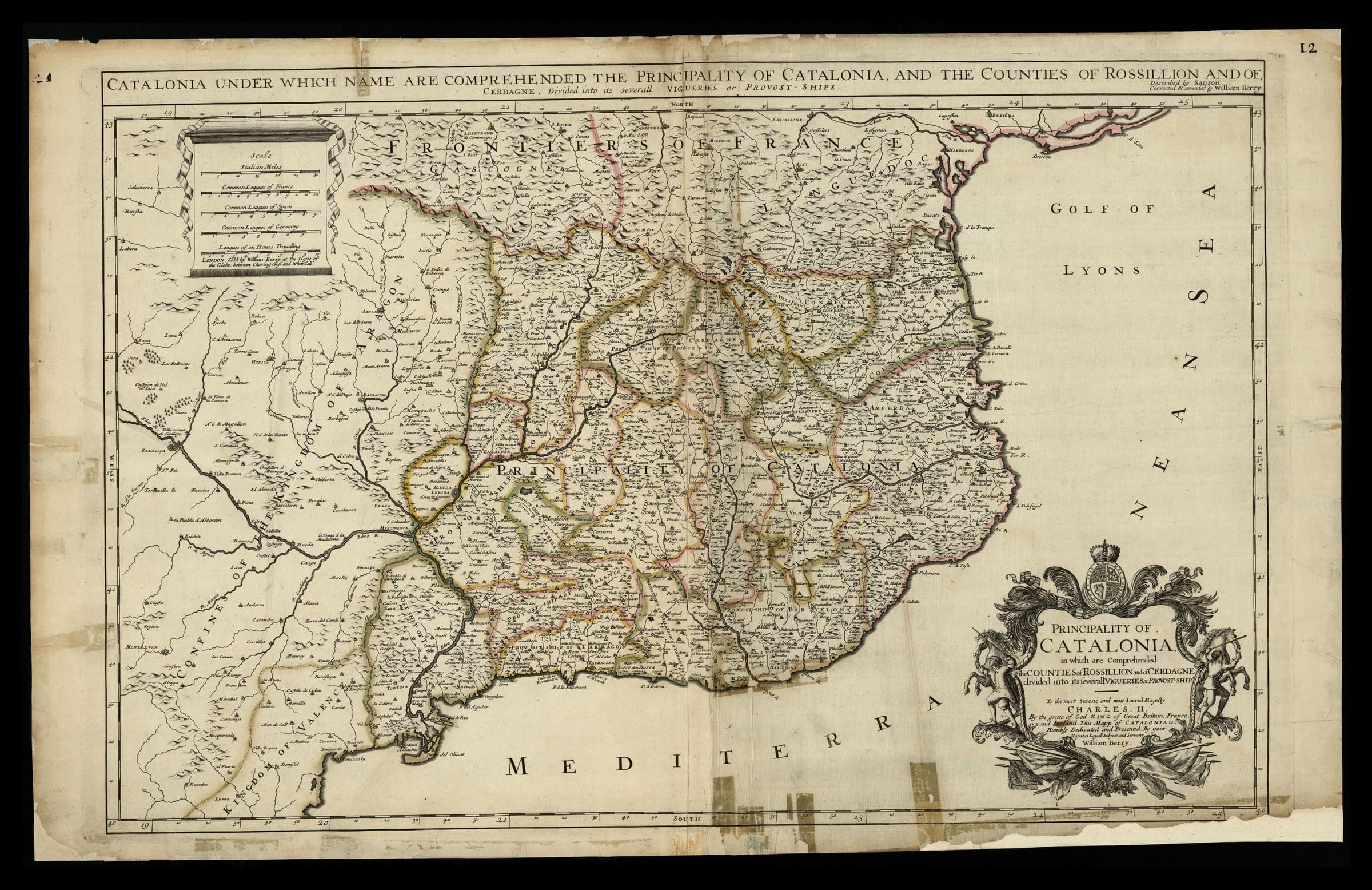 Catalonia (W. Berry, c. 1680)