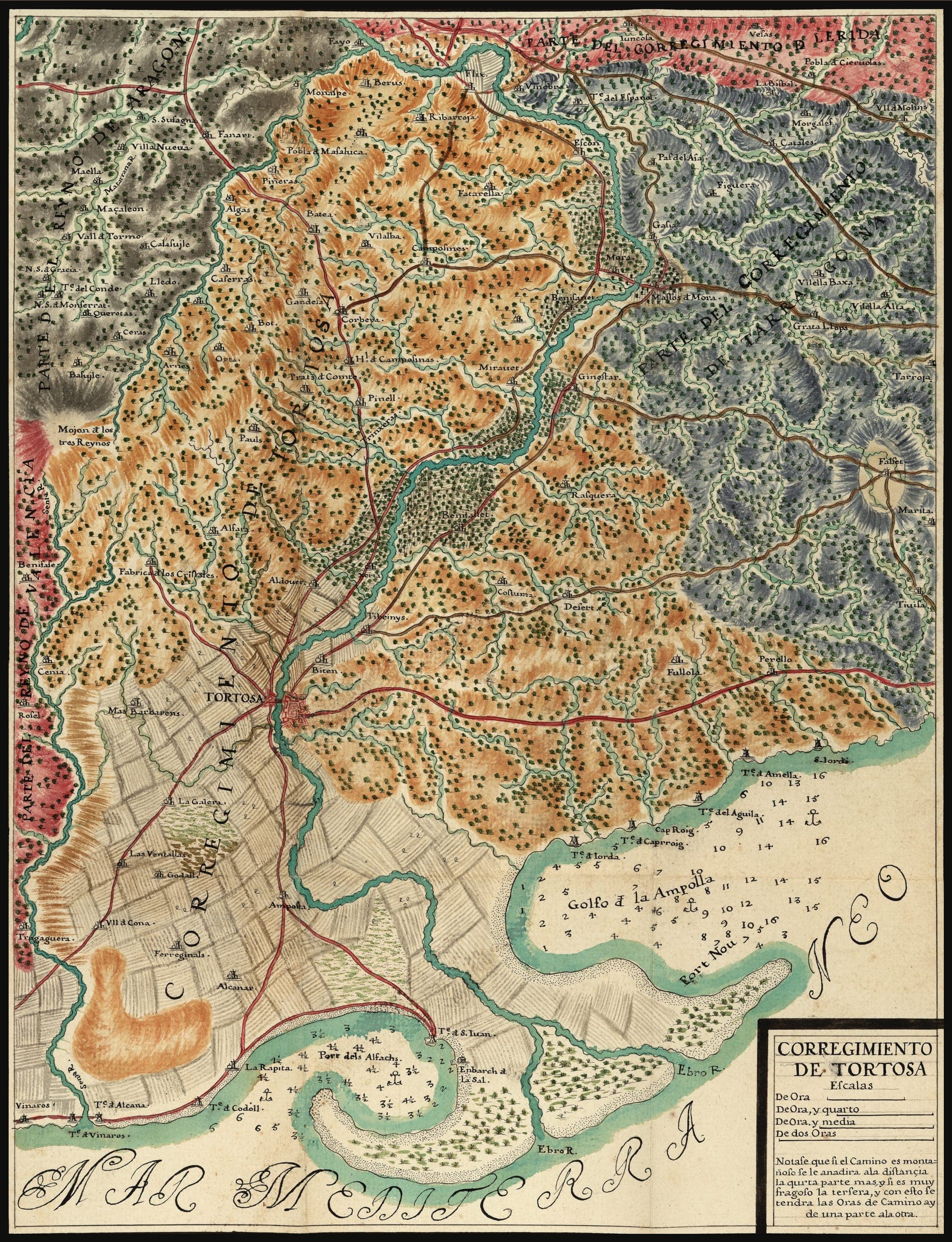 Descripción del Corregimiento de Tortosa (1716)