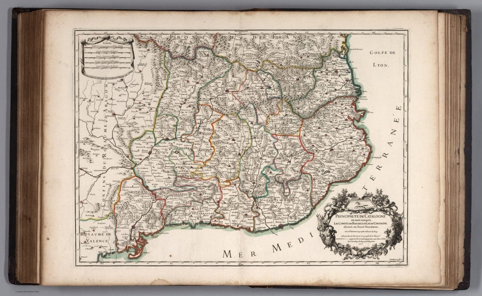 Principauté de Catalogne (Jaillot, 1706)