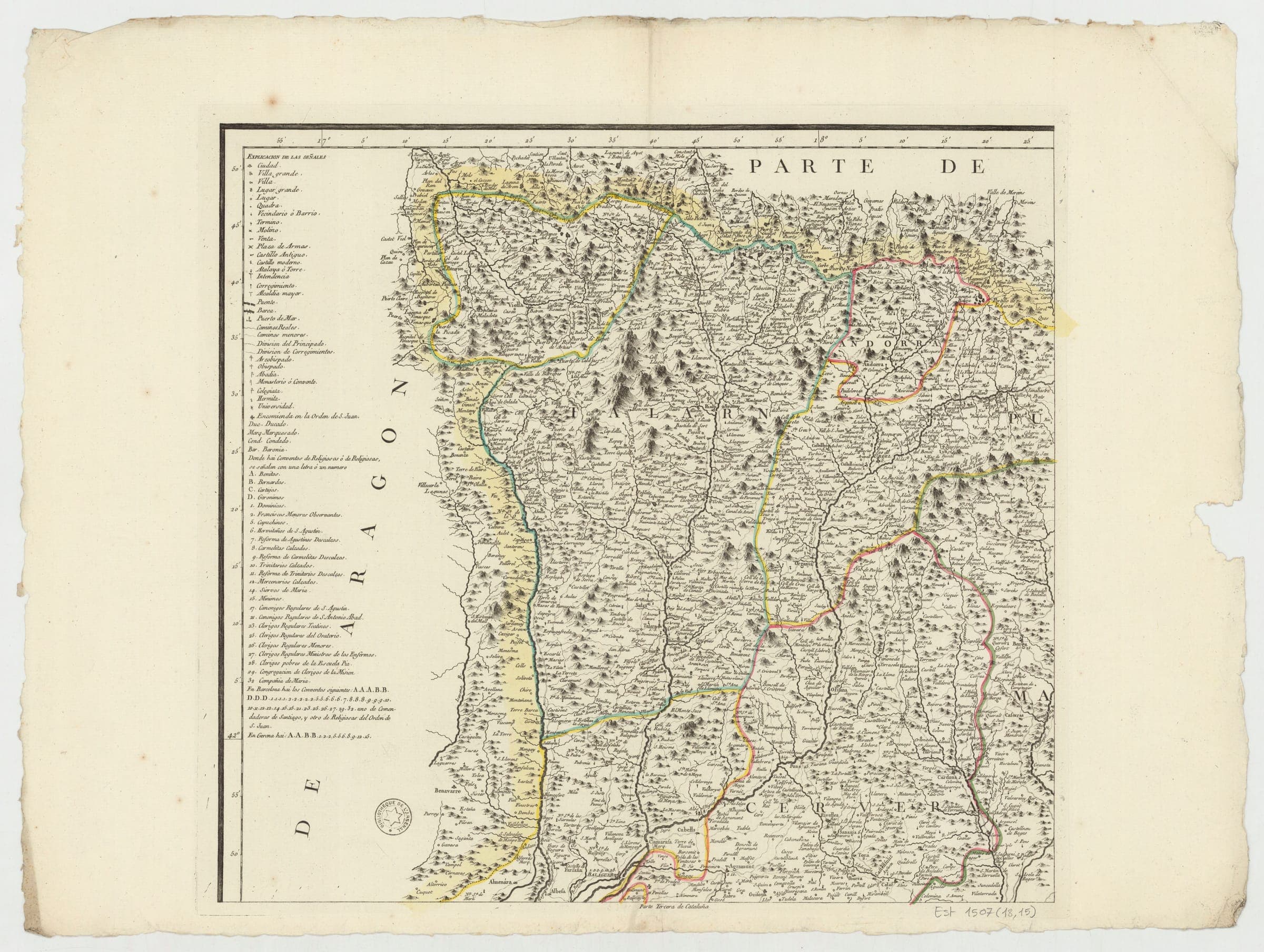 Mapa del Principado de Cataluña (Tomás López, 1776) — Fulla 5