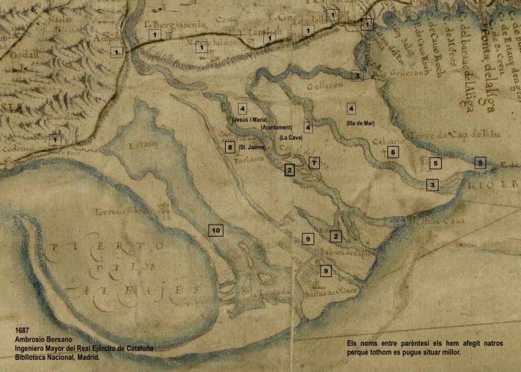 El Principado de Cattaluña y condados de Rossellon y Cerdaña (Borsano, 1687)