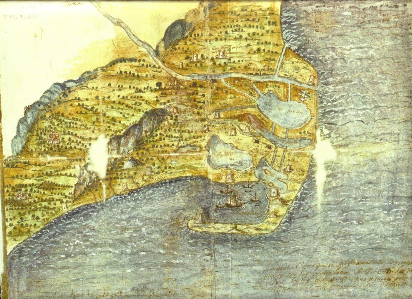 Mapa pintat del Delta de l'Ebre